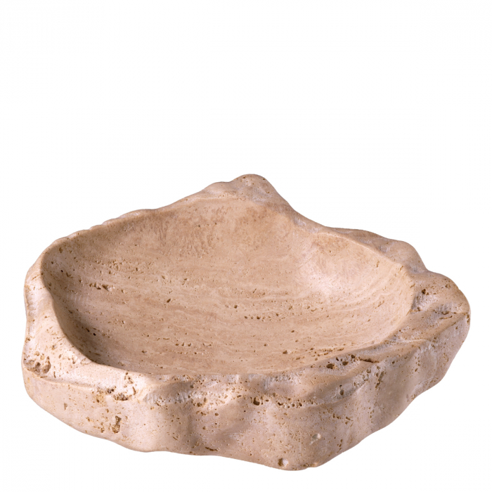 Bol travertin Callas, Dims: L. 20 | W. 25 | H. 5  (CM) [3]