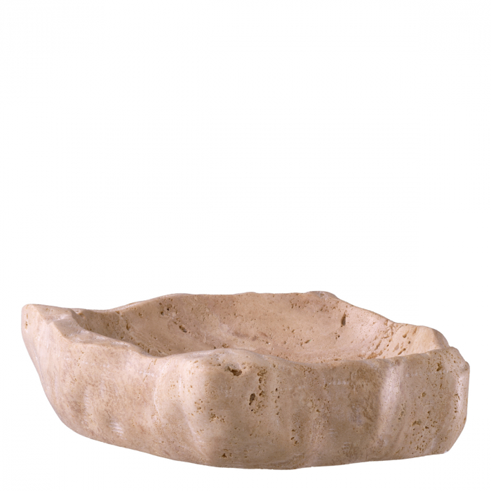 Bol travertin Callas, Dims: L. 20 | W. 25 | H. 5  (CM) [5]