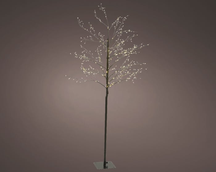 Brad artificial (LED), Rasina, maro, PU 1, H 180 cm, A. 40 cm [3]