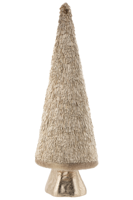 Brad Craciun, Plastic , Auriu, 24.5x24.5x80 cm [1]