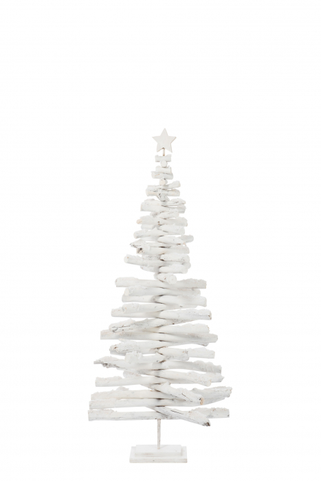 Brad Christmas, Lemn, Alb , 60x60x145 cm
