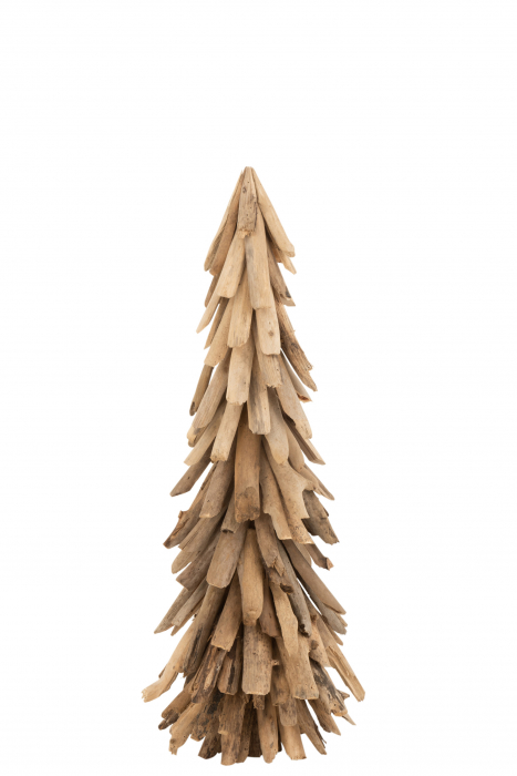Brad lemn recuperat, Lemn, Natural, 29x29x80 cm Jolipa imagine noua elgreco.ro