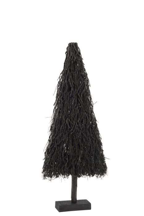 Brad lemn recuperat, Lemn, Negru, 50x13x118 cm [1]
