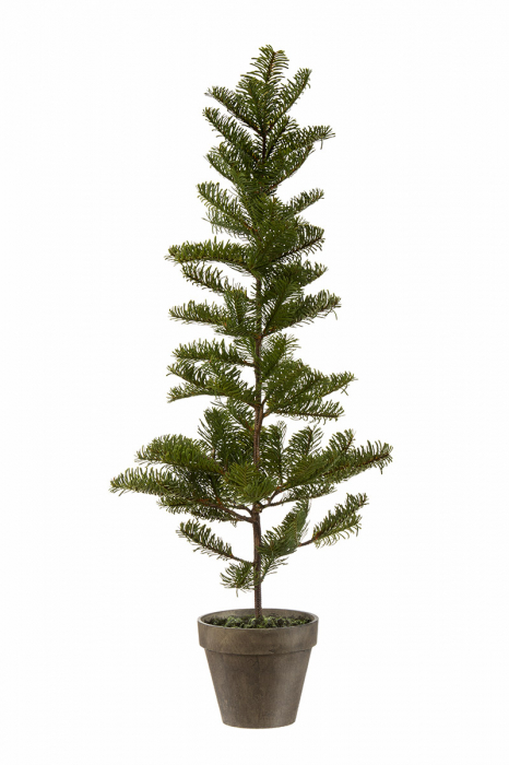 Bradut artificial in ghiveci, X mas TREE, 75X14 cm