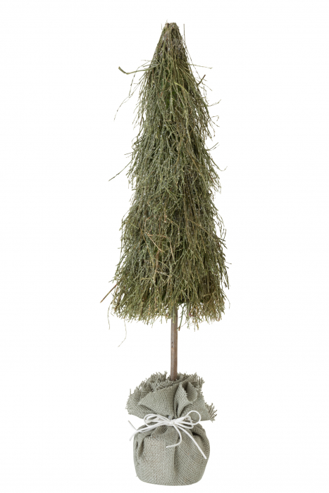 Bradut, Lemn, Verde, 15x15x67 cm Jolipa imagine noua elgreco.ro