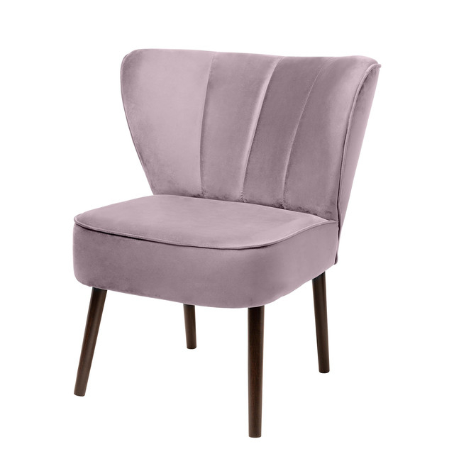 BRADY scaun, velvet, rose h. 76 cm, cu 67 cm, inaltimea spatarului 42 cm BRADY imagine model 2022
