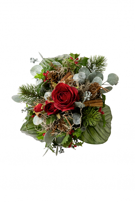 Buchet artificial Jule, Fibre artificiale, Multicolor, 32x26 cm [2]