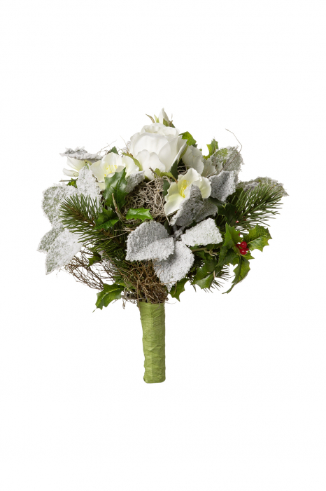 Buchet artificial Talin, Fibre artificiale, Multicolor, 31x27 cm [3]