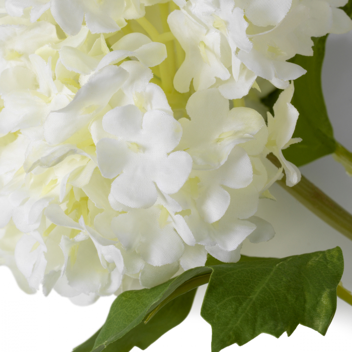 Buchet de hortensie bulgăre de zăpadă, alb, real touch, 36 buc, Dims: Approximately | Ø 80  (CM) [4]