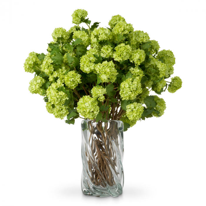 Buchet de hortensie bulgăre de zăpadă, verde, real touch, 36 buc [1]