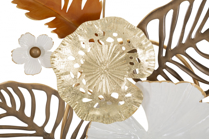  Buchet Decoratiune de perete, Metal,  50,8X7X87 cm [2]