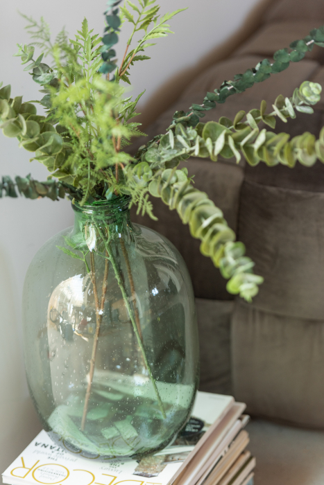 Buchet mix, Plastic, Verde, 10x10x60 cm [4]