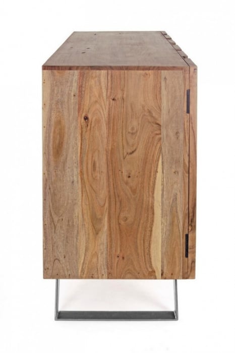 Bufet Aron, Lemn, Natural, 145x45x90 [4]