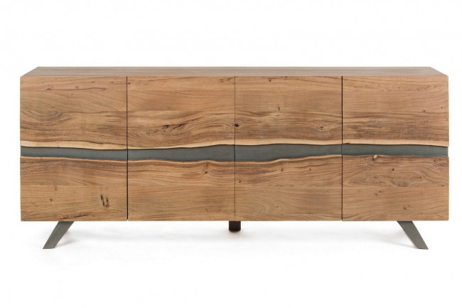 Bufet Aron, Lemn, Natural, 198x43x85 [3]