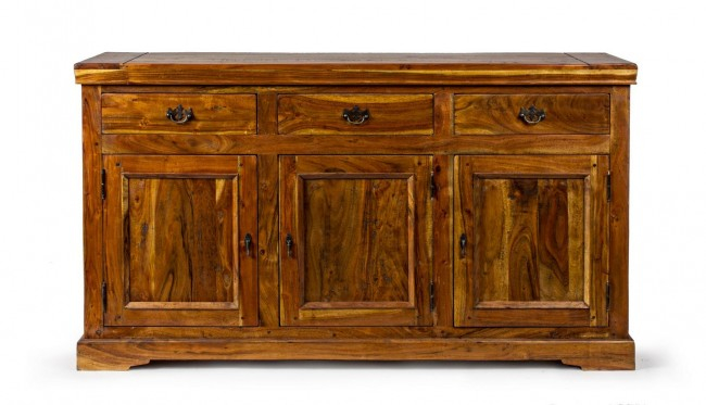 Bufet Chateaux, Lemn salcam indian, Natural, 160x50x90 [3]