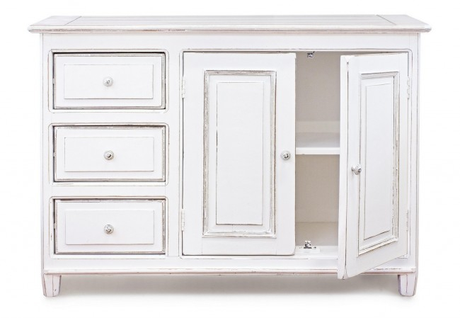 Bufet Colette, Lemn, Alb, 120x45x85 [4]