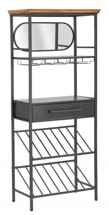 Bufet cu suport sticle INDUSTRY CM 68X37X165, Mauro Ferretti [2]