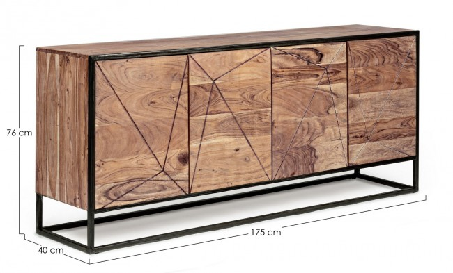 Bufet Egon, Lemn, Natur, 175x4x76 [2]