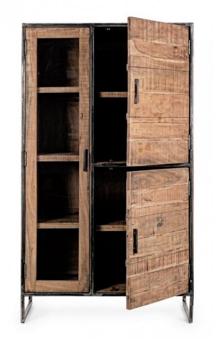 Bufet Elmer, Lemn, Natur, 90x40x160 [4]