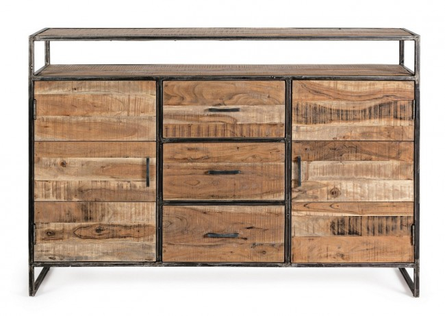 Bufet Elmer, Lemn, Natural, 150x40x105 [3]