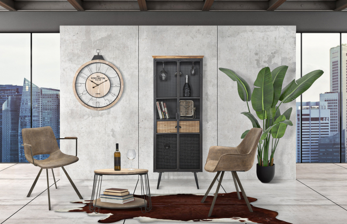 Bufet IRON SCHOOL GRID CM 63X38,5X164, Mauro Ferretti [2]