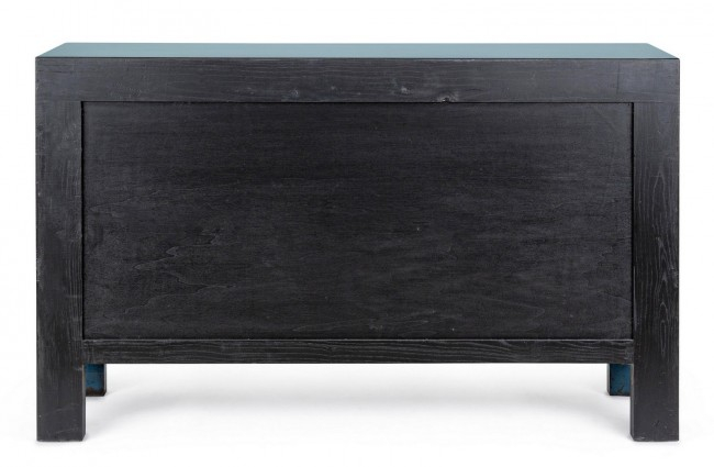 Bufet Jinan, Lemn, Albastru, 133x40x82 [4]