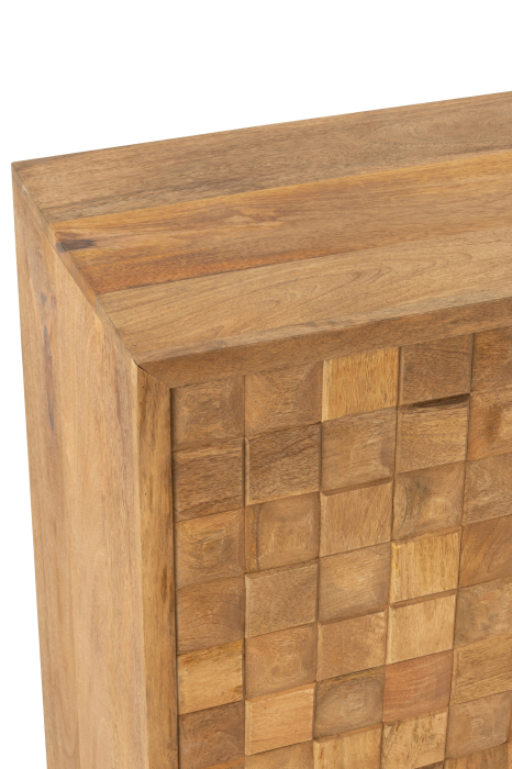 Bufet, Nino, Metal/Lemn Mango Natur/Auriu [7]