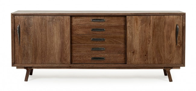 Bufet Sherman, Lemn de mango, Maro, 200x40x85 cm  [3]