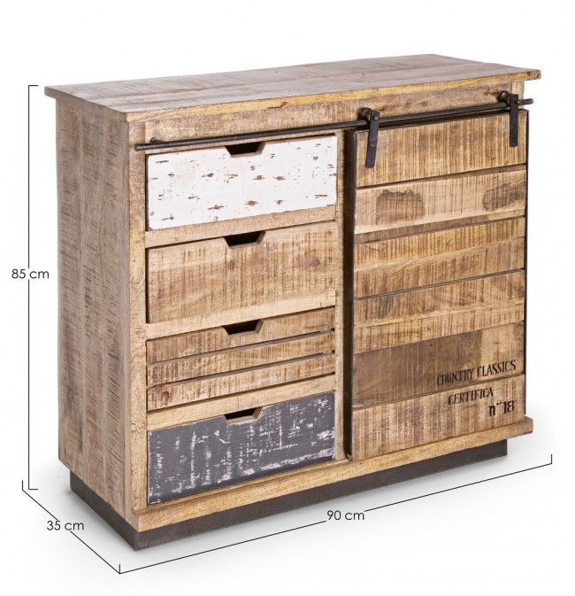 Bufet Tudor, Lemn, Natur, 90x35x85 [2]
