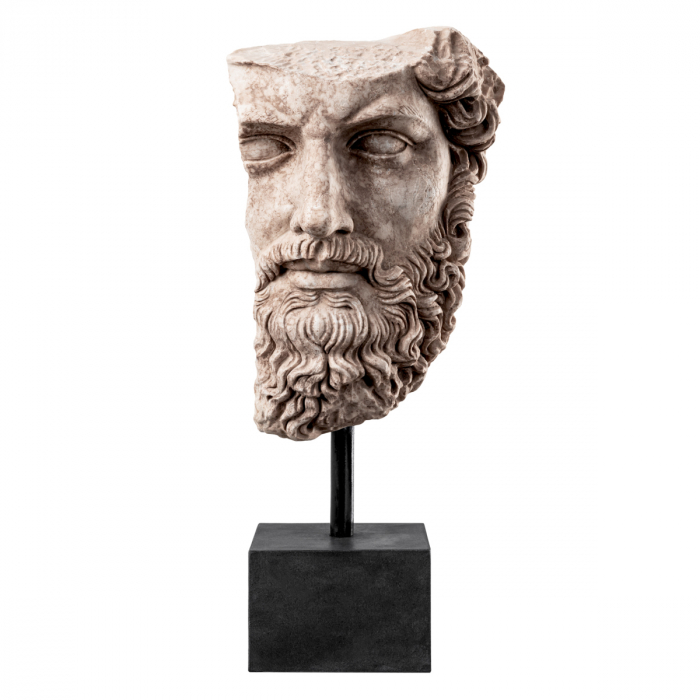 Bust din marmură Lucius Verus aspect antic, Dims: W. 23.5 | D. 30 | H. 58  (CM) [3]