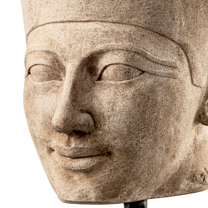 Bust Hatshepsut, finisaj din gresie , Dims: W. 30 | D. 40 | H. 58  (CM) [6]