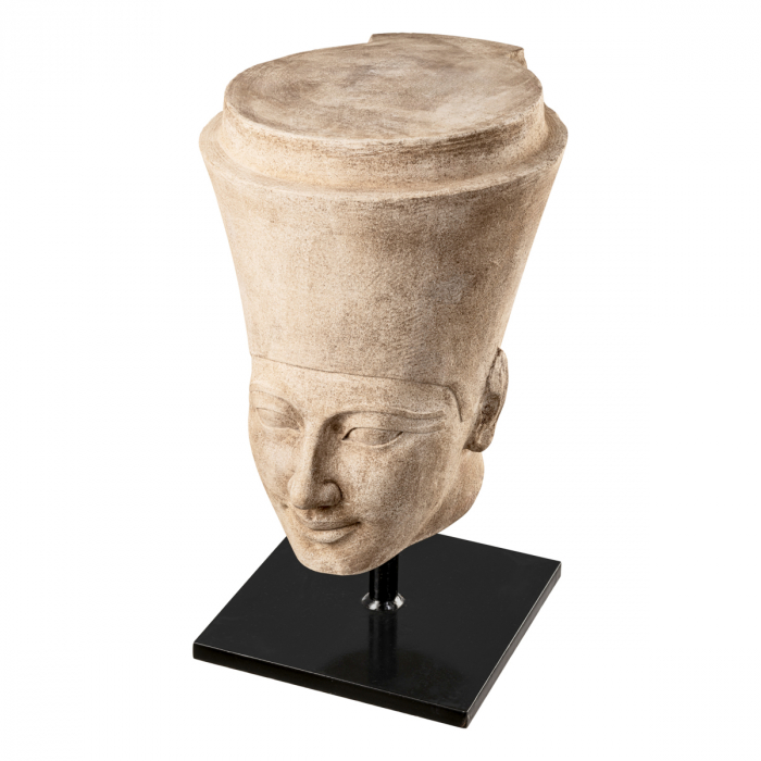 Bust Hatshepsut, finisaj din gresie , Dims: W. 30 | D. 40 | H. 58  (CM) [3]