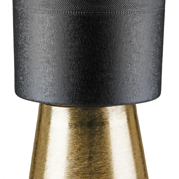 Cachepot, cilindric, Nama, Aluminiu, negru, PU 1, H. 34 cm, D. 22 cm [4]