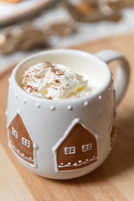 Cana model fursecuri, ceramica, alba/caramel, sortiment de 2 | L 13.5X l 10.5X H 9.5 cm [1]