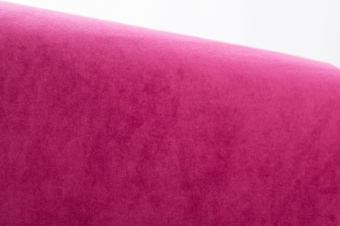 Canapea 2 locuri extensibila cu sezlong Chesterfield, fuchsia, 245x85/175x70 cm [10]