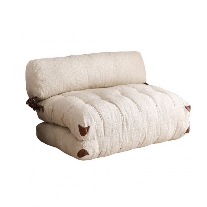 Canapea 2 locuri extensibila Fold Bej [5]