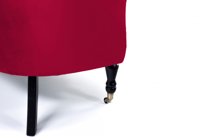 Canapea 3 locuri Filip Chesterfield, roz fucsia, 196x82x82 cm [10]