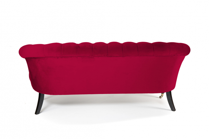 Canapea 3 locuri Filip Chesterfield, roz fucsia, 196x82x82 cm [4]