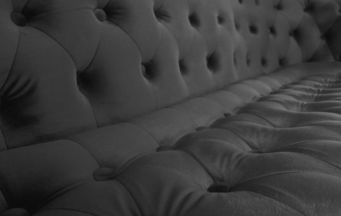 Canapea 3 locuri Filip Chesterfield, gri inchis, 196x82x82 cm [9]