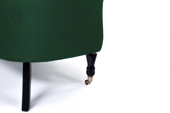 Canapea 3 locuri Filip Chesterfield, verde, 196x82x82 cm [10]