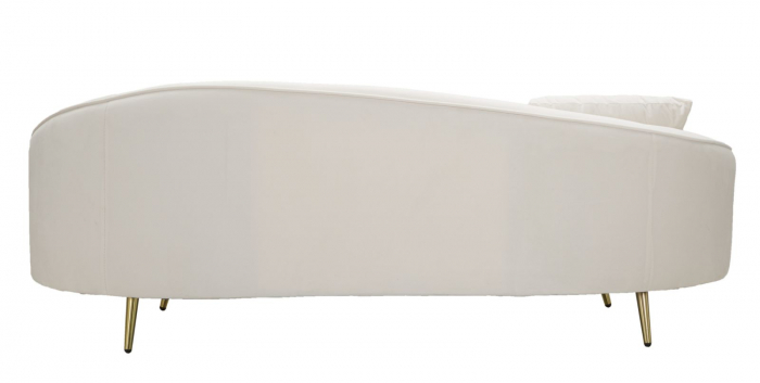 Canapea 3 locuri, Oslo cu perne, Crem 185X84X68 cm [9]