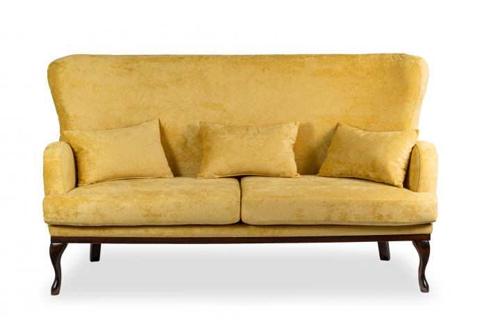 Canapea 3 locuri VICTORIA, 180x82x100, Galben [3]