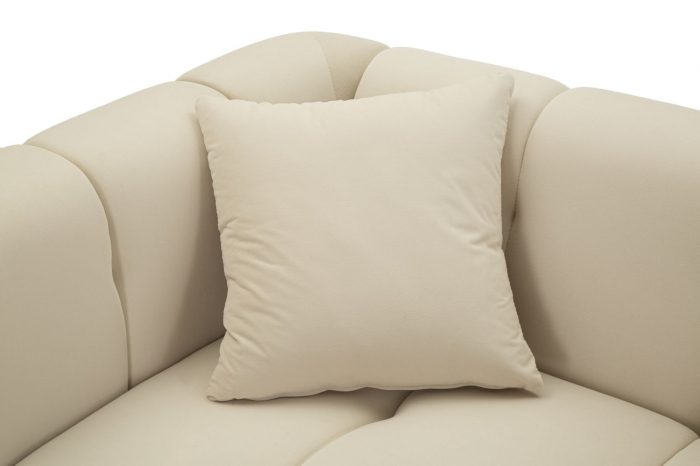 Canapea, ALMA, crem, perne incluse 155x81x71 cm [11]
