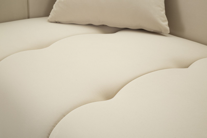 Canapea, ALMA, crem, perne incluse 155x81x71 cm [7]