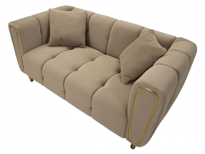 Canapea, ALMA, gri, perne incluse 155x81x71 cm [4]