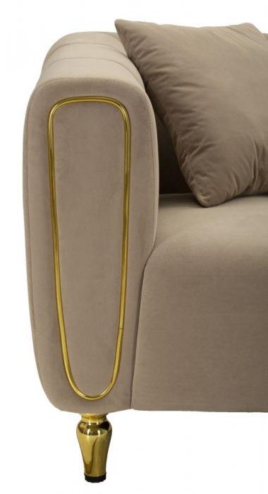 Canapea, ALMA, gri, perne incluse 155x81x71 cm [5]
