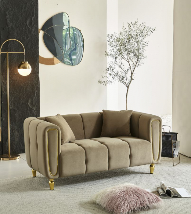 Canapea, ALMA, gri, perne incluse 155x81x71 cm [11]