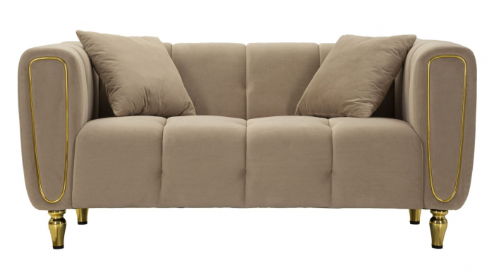 Canapea, ALMA, gri, perne incluse 155x81x71 cm [2]