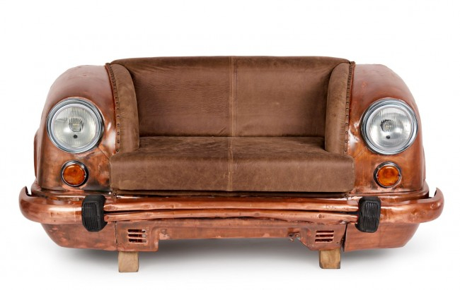 Canapea Ambassador, Metal, Maro, 159x65x75 [4]