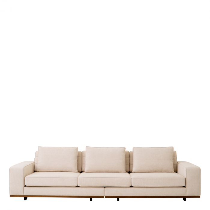 Canapea auriuora L nuoro bej, Dims: W. 286 | D. 110 | H. 80 | SD. 60 | SH. 40 | AH. 52  (CM) [3]
